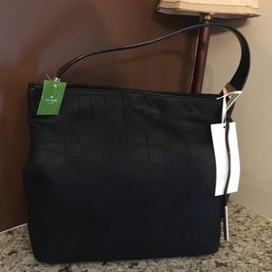AMAZING Matte Black Leather Kate Spade Bag